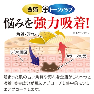 金箔24K脱皮ジェルパック